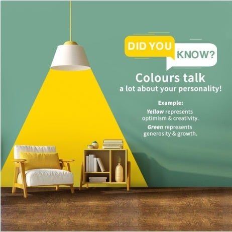 Colours talk a lot about your personality
