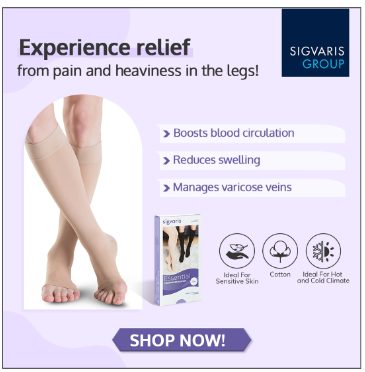 Experience relief from pain and heaviness in the legs